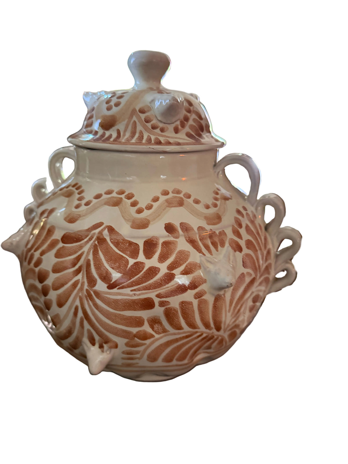 Gorky Gonzalez Vase w/ Doggy Face in Terracotta