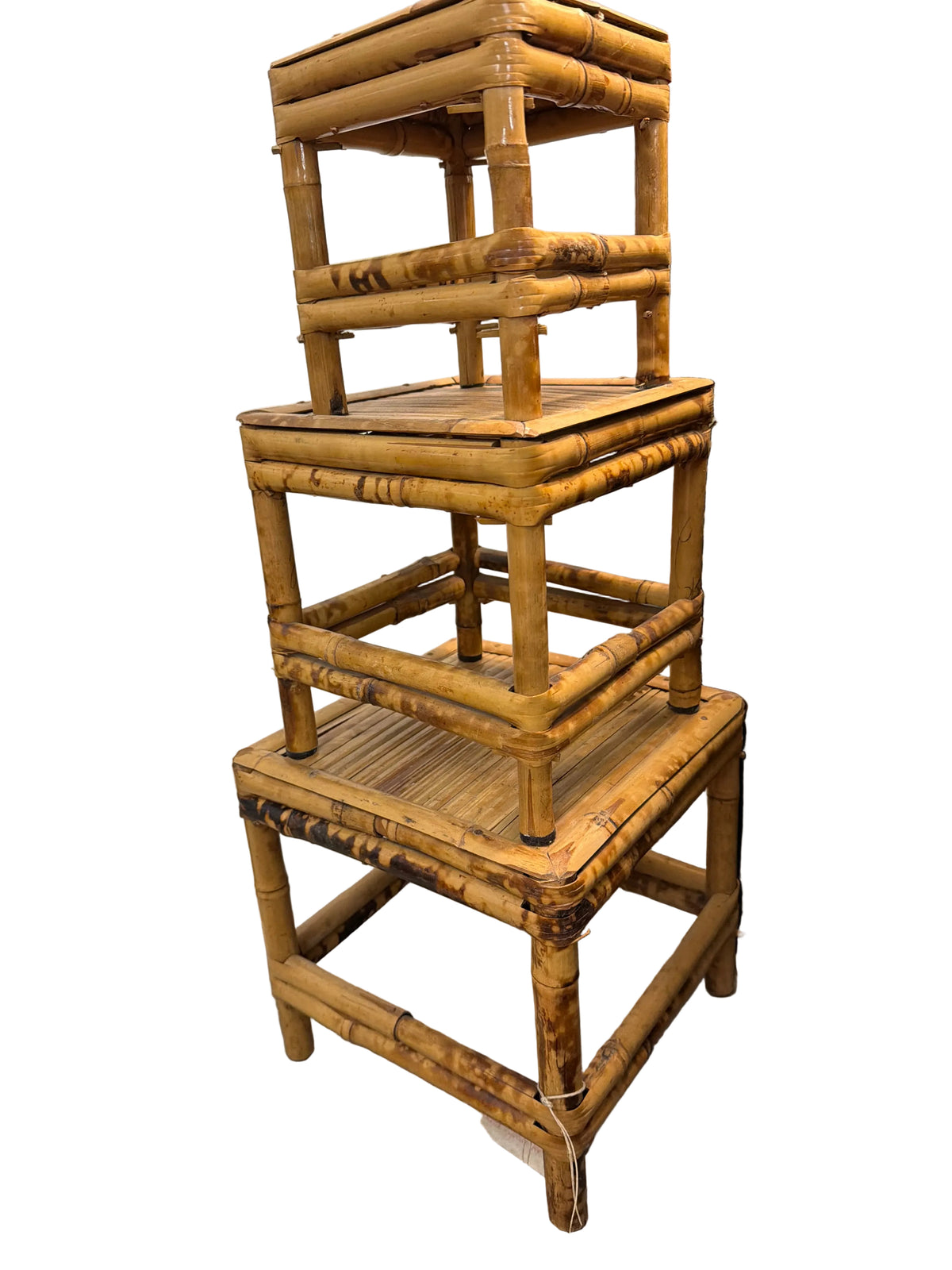 Rattan Square Riser Stand