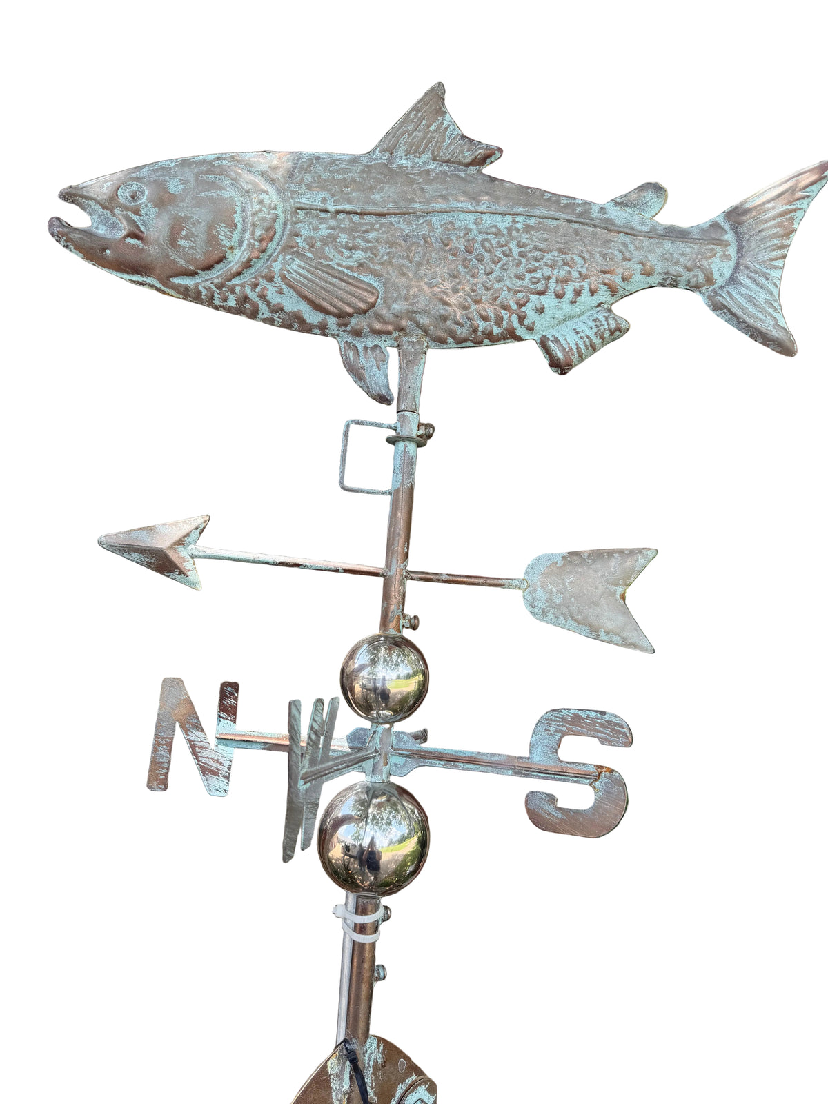 Fish Copper Weather Vane