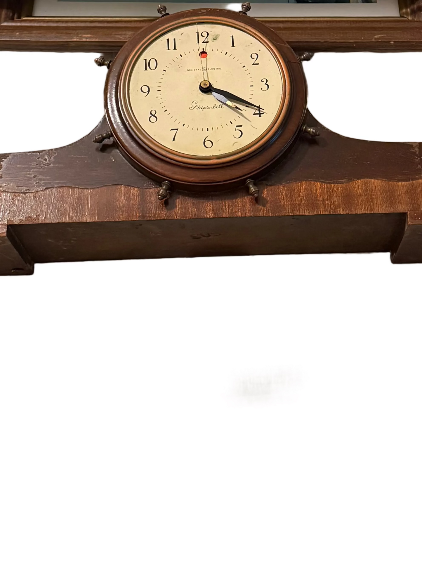Ships Bell Clock By GE