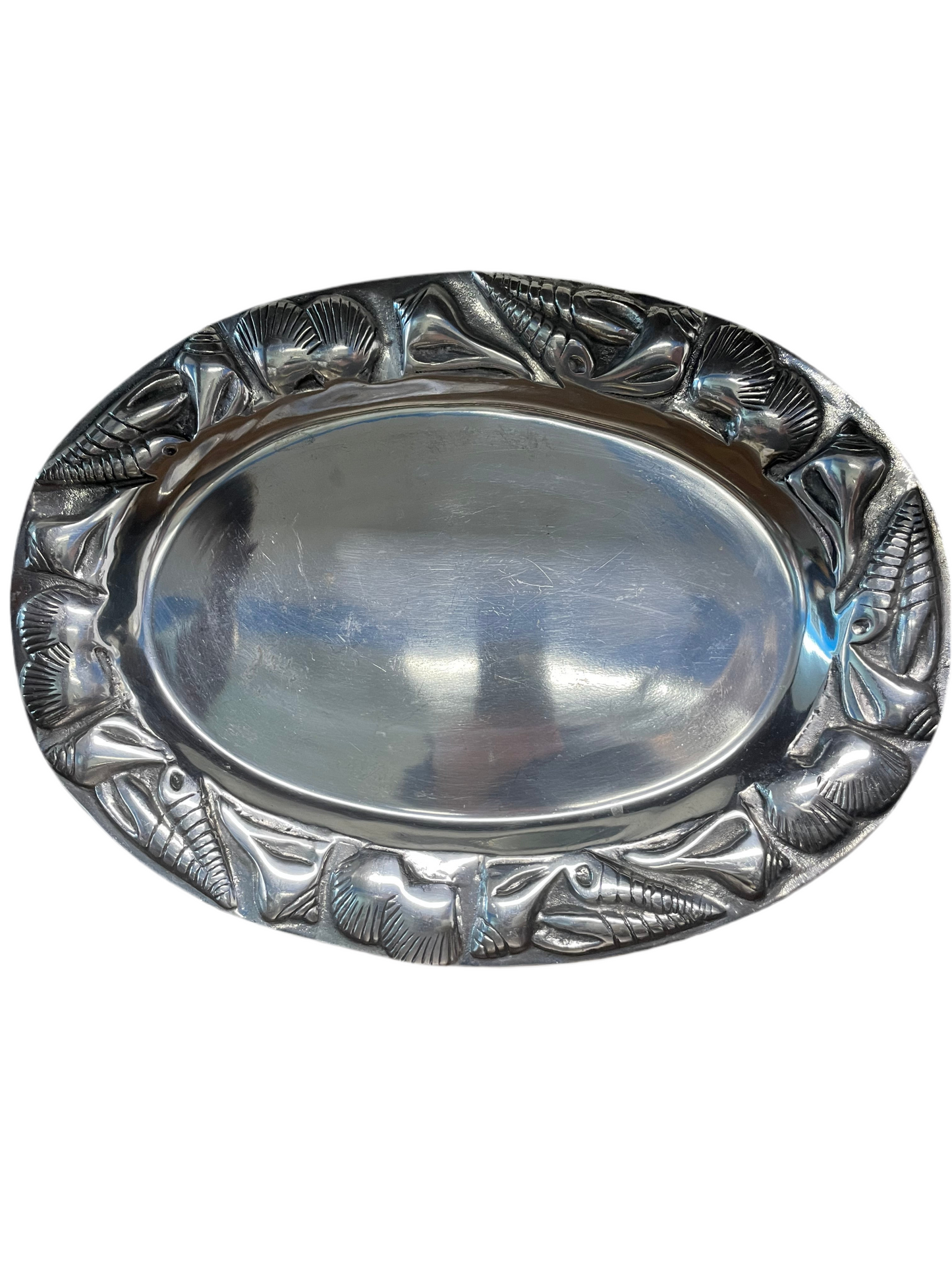 Wilton Pewter Oval Shell Tray