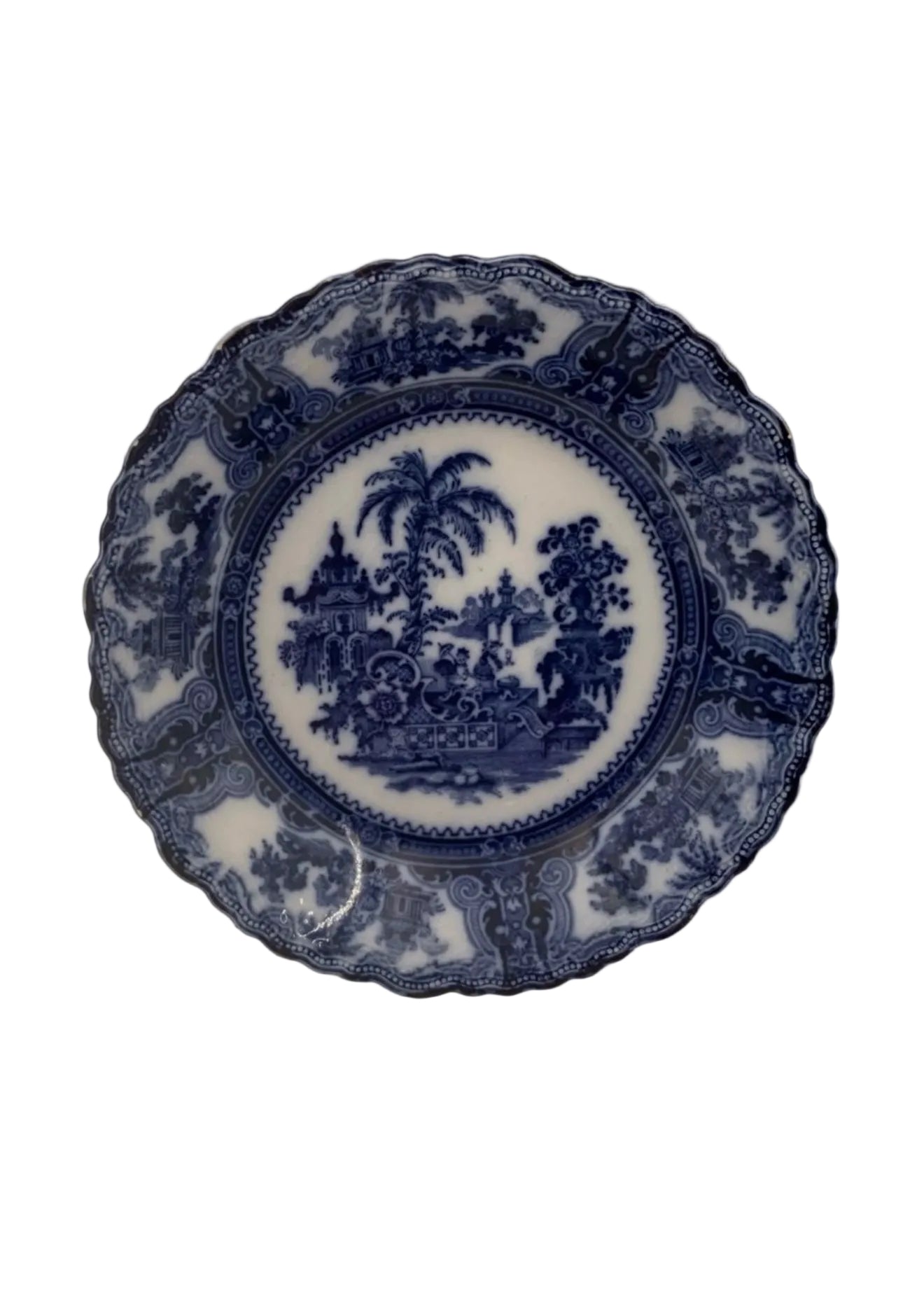 Kyber Flow Blue Serving Bowl