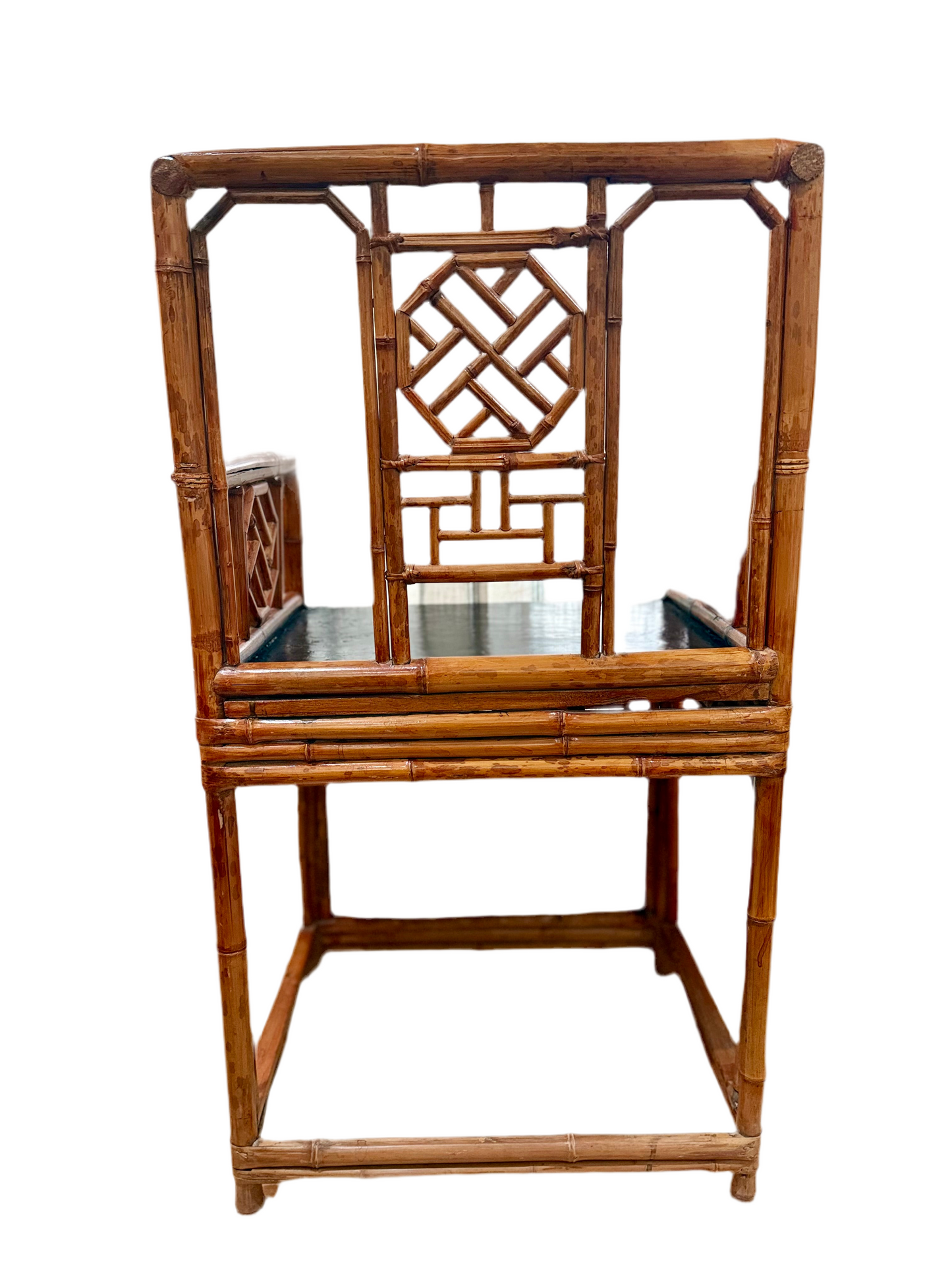 Bamboo Chinoiserie Style Arm Chair