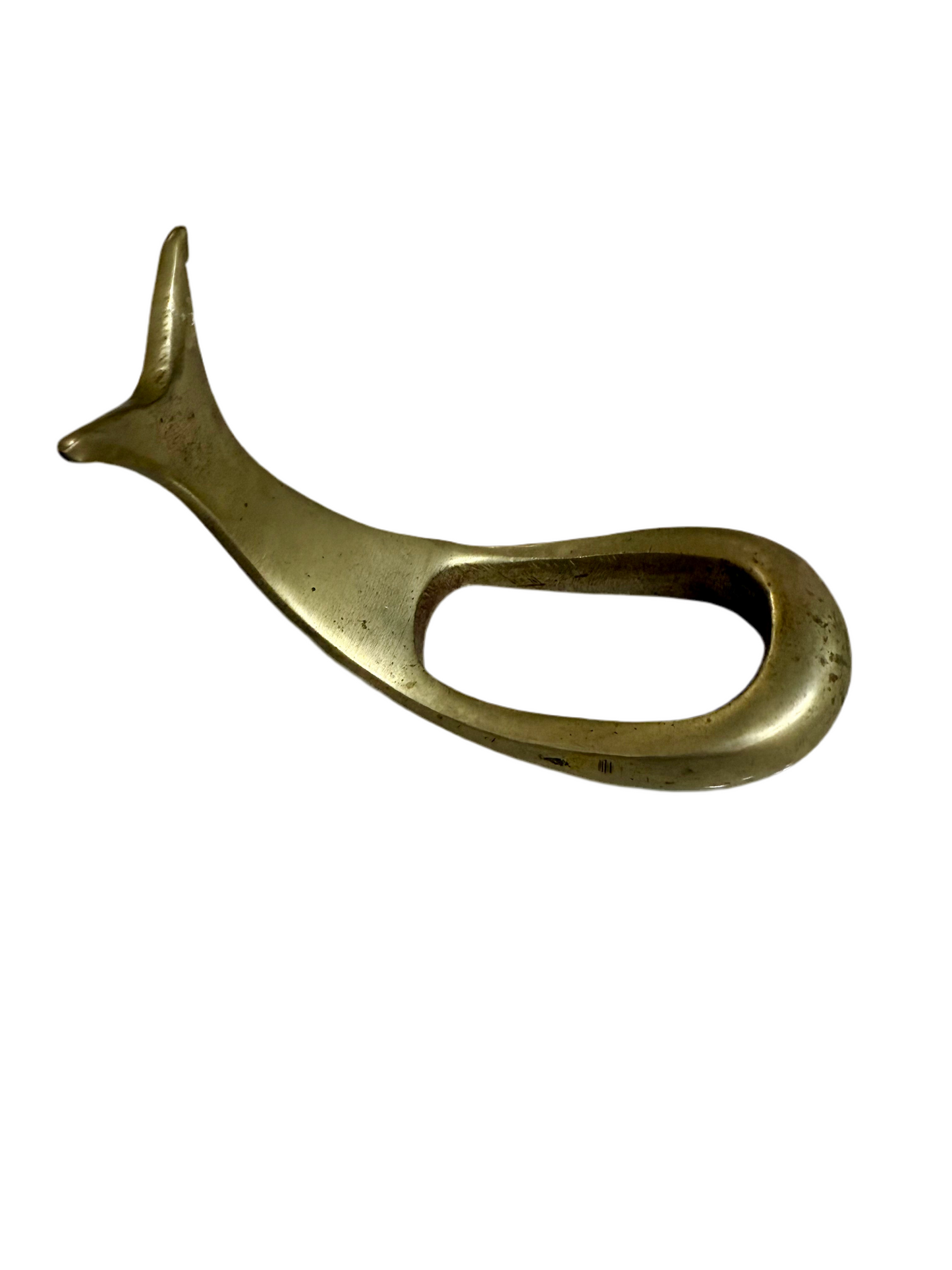 Brass Whale Pipe Stand by Carl Aubock