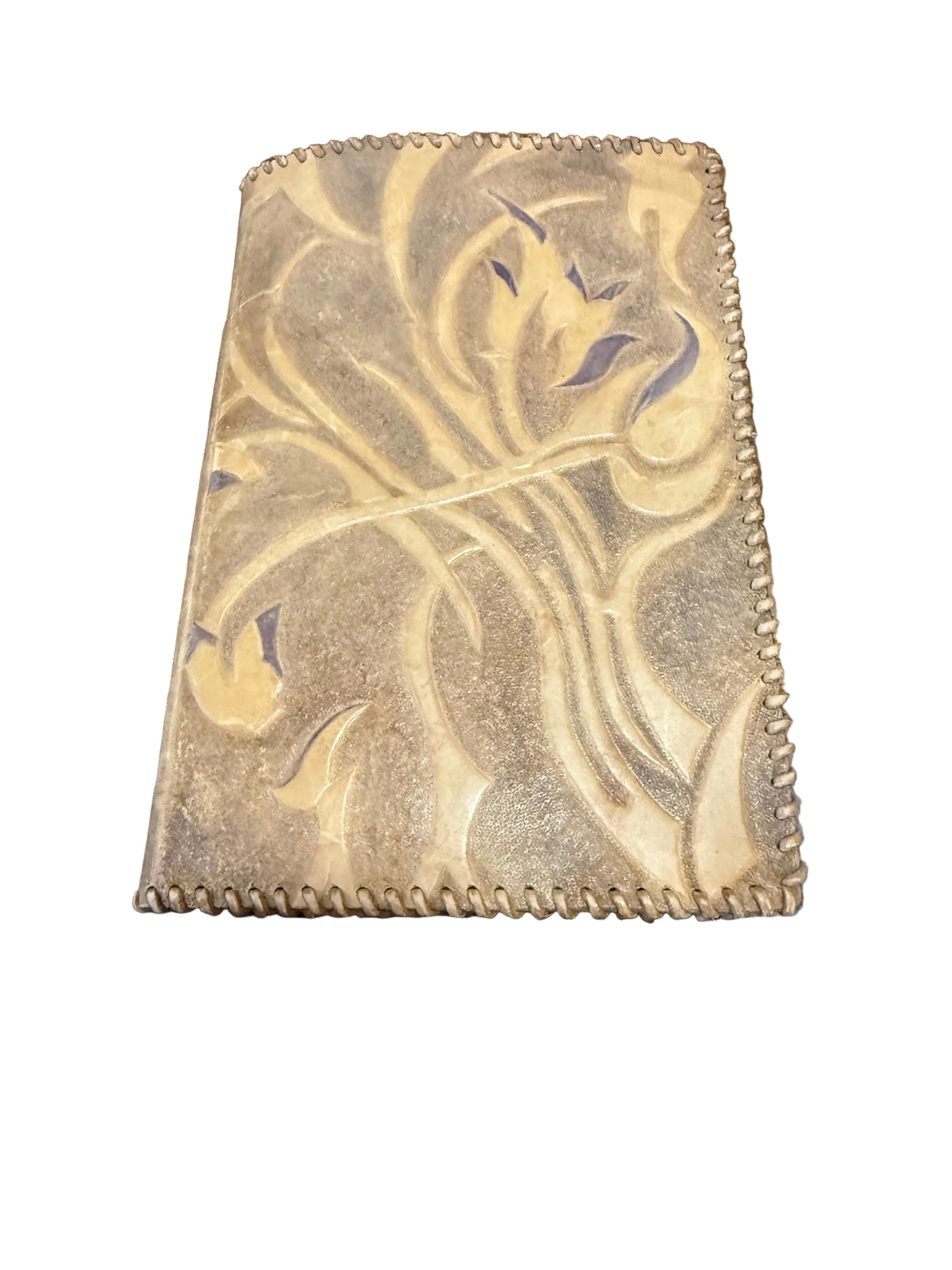 Hand Tooled Leather Playing Card Book Case