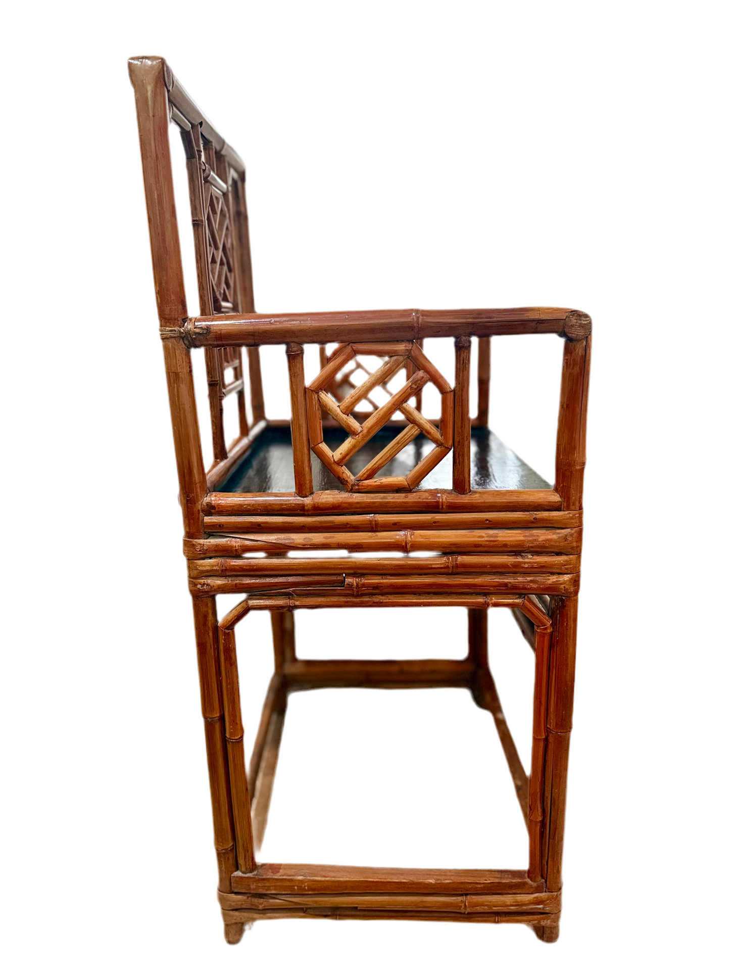 Bamboo Chinoiserie Style Arm Chair