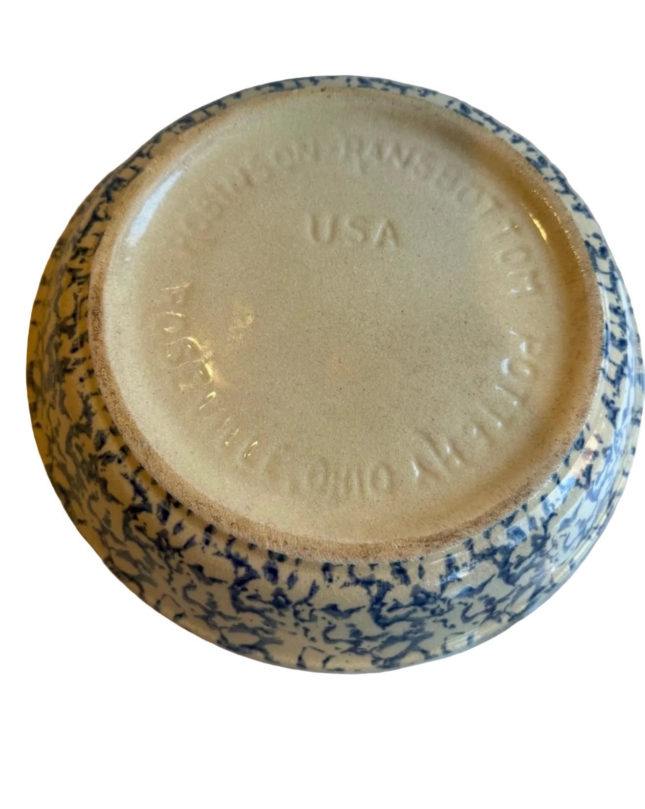 Spongeware Pie Plate
