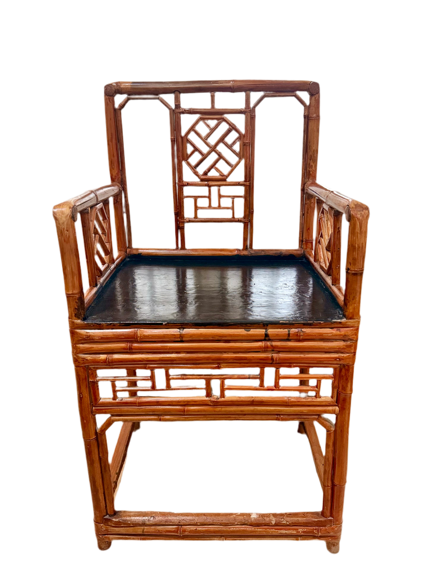 Bamboo Chinoiserie Style Arm Chair
