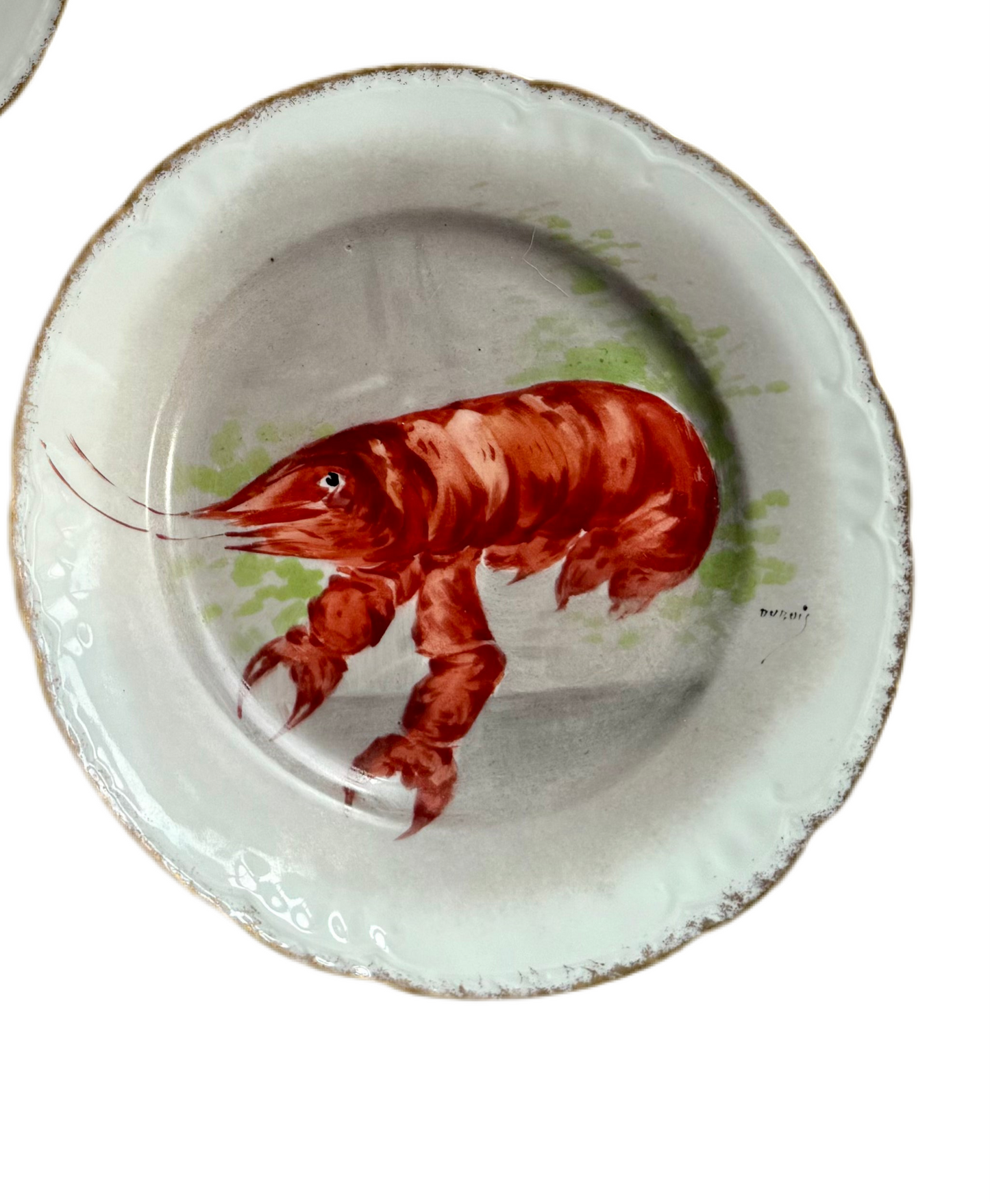 Limoges Crawfish Plate