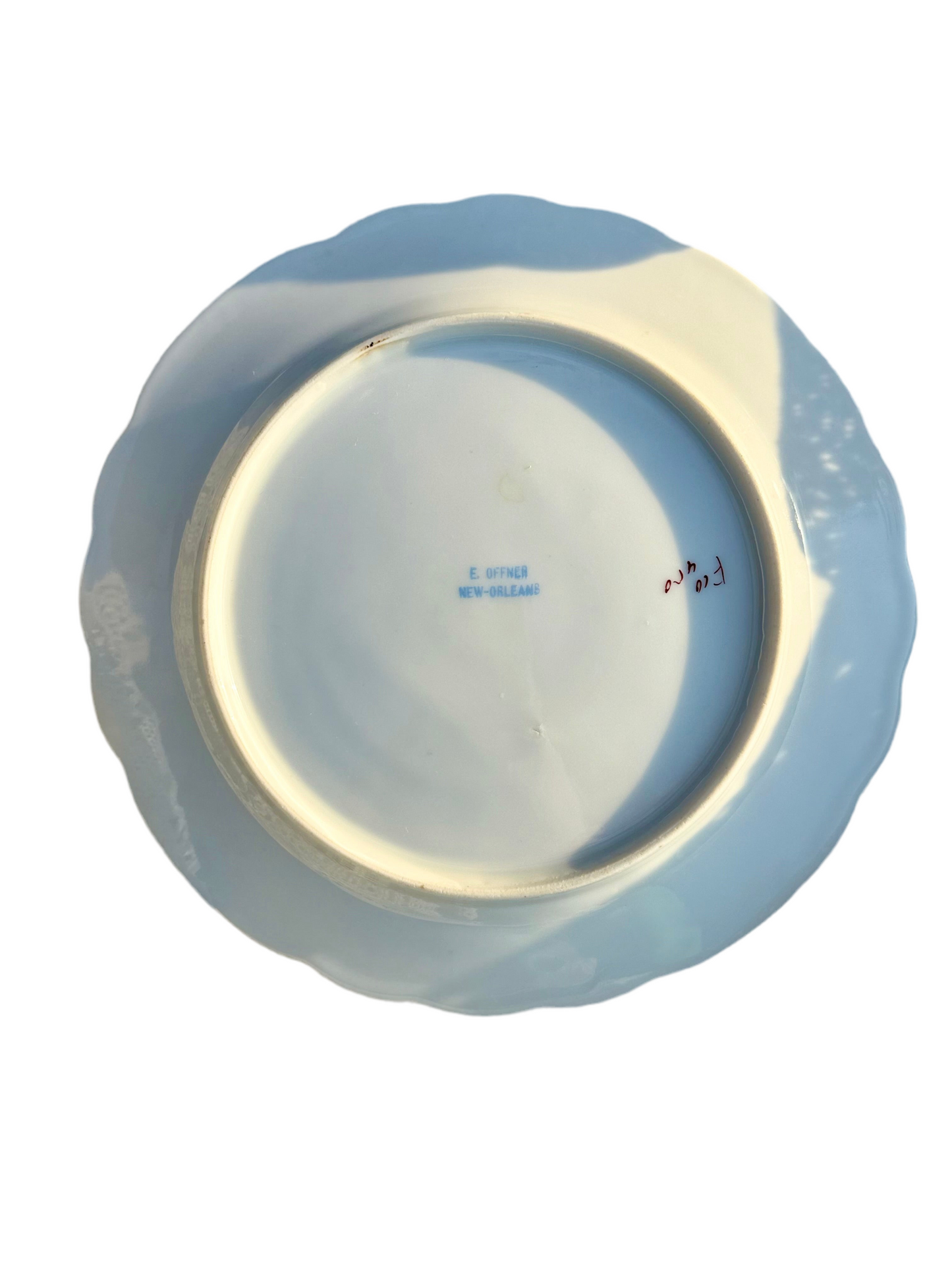 L S&S Antique Fish Plate