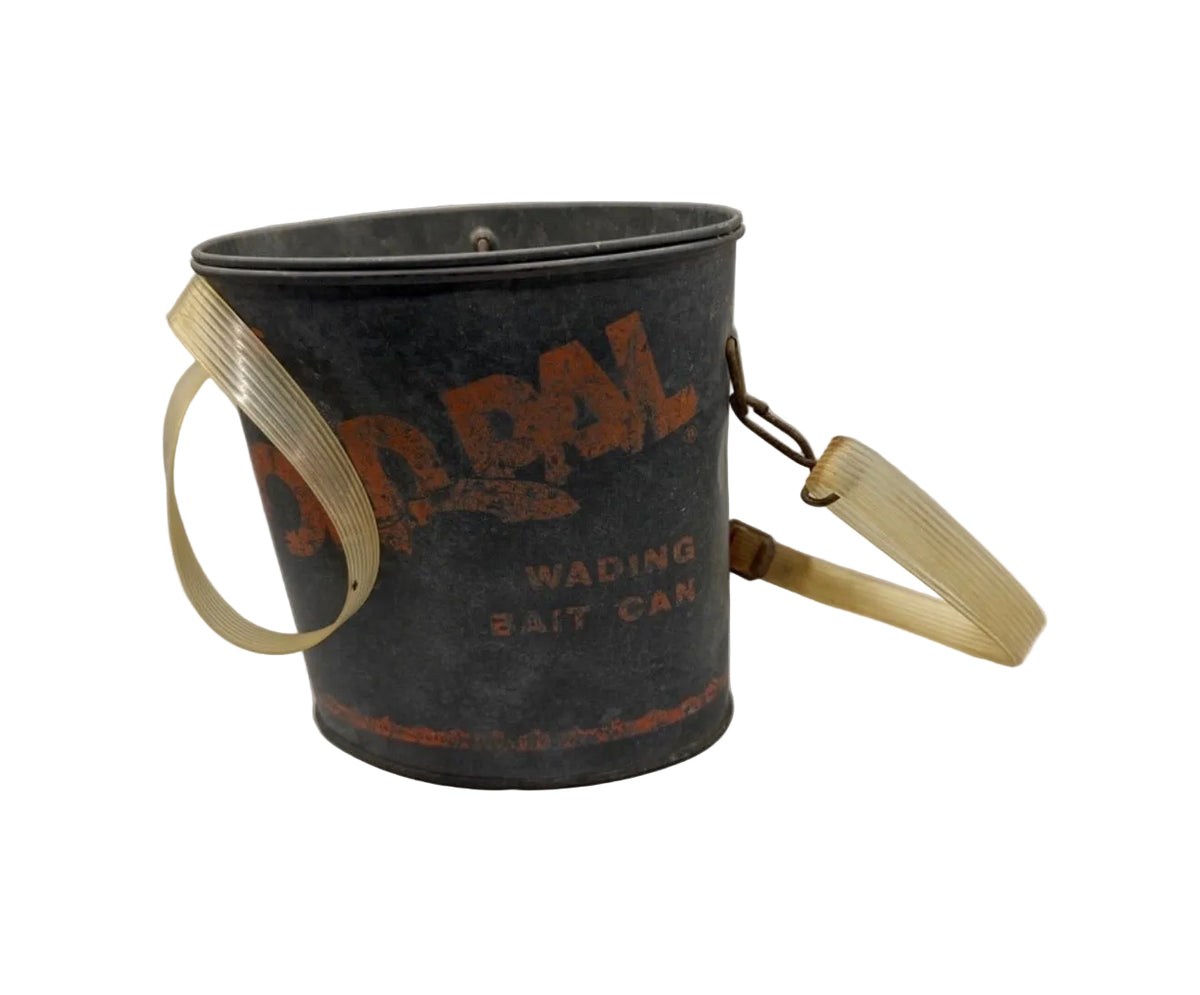 Old Pal Metal Wading Bair Bucket with Strap
