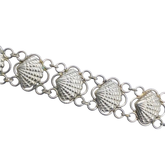 925 Shell link bracelet