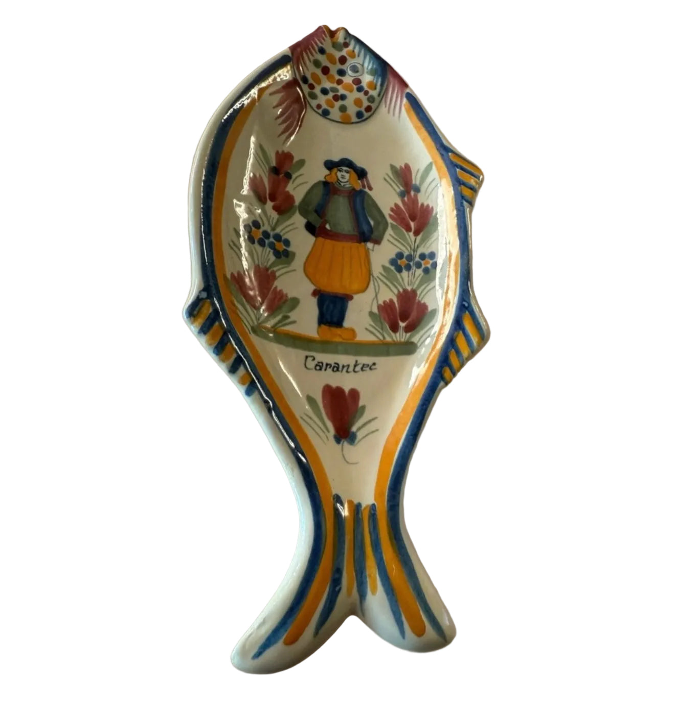 Quimper ‘Carantee’ Fish Plate