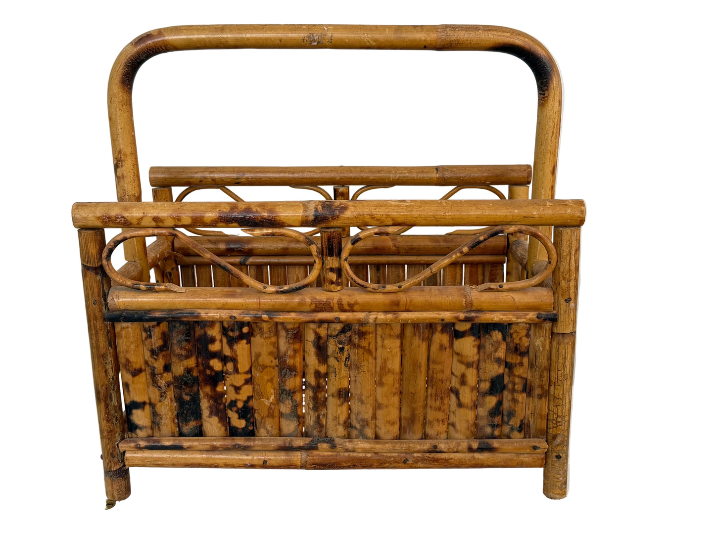 Tortoiseshell Bamboo Magazine Rack