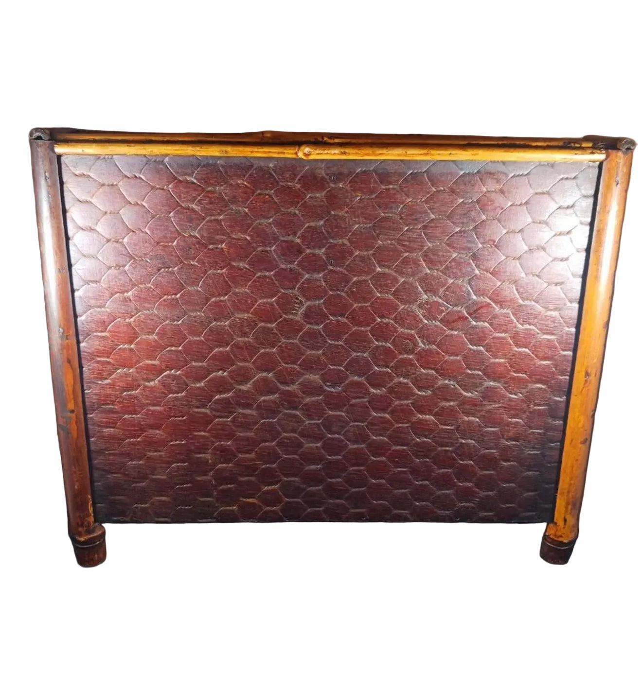 Rattan Desk Organizer