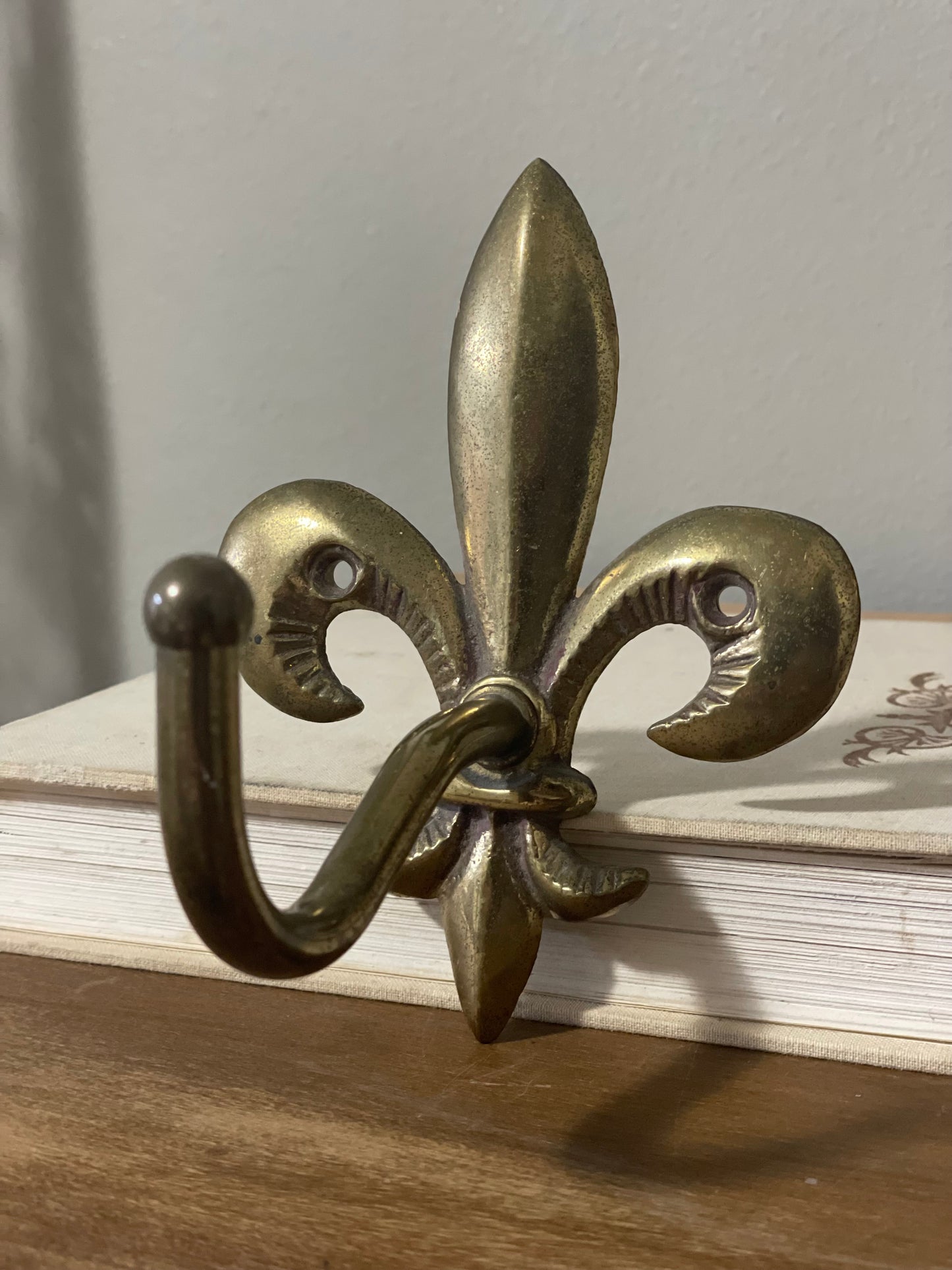 Brass Fleur De Lis Hook