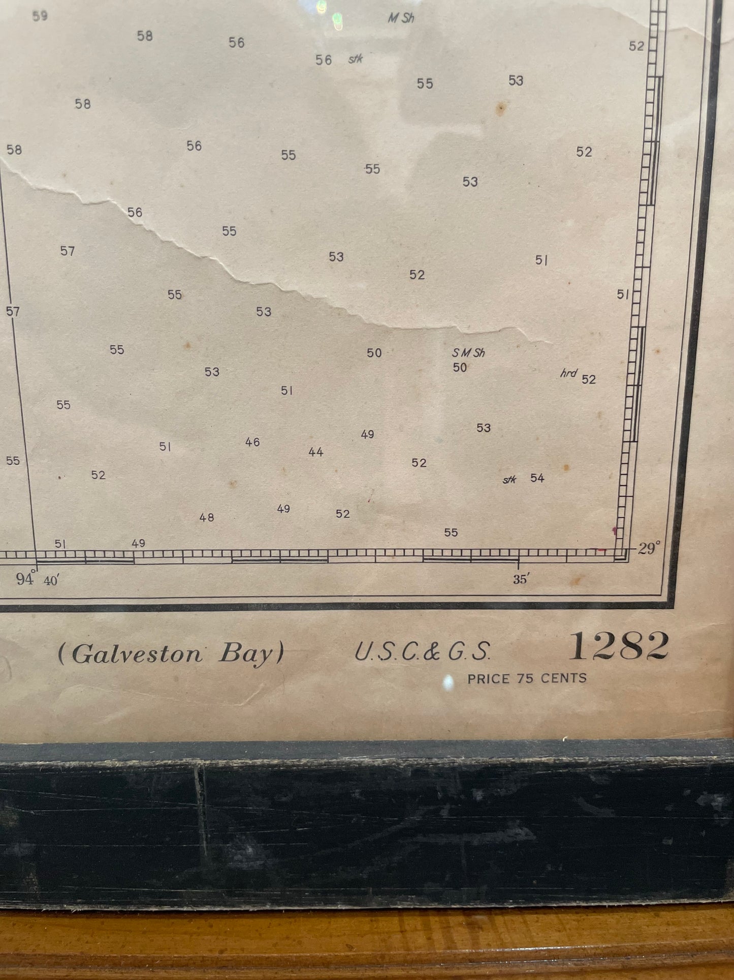 USCG Issued Chart of Galveston Bay