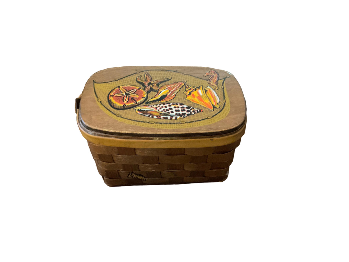 Caro Nan ‘Birdsnest’ shell basket purse