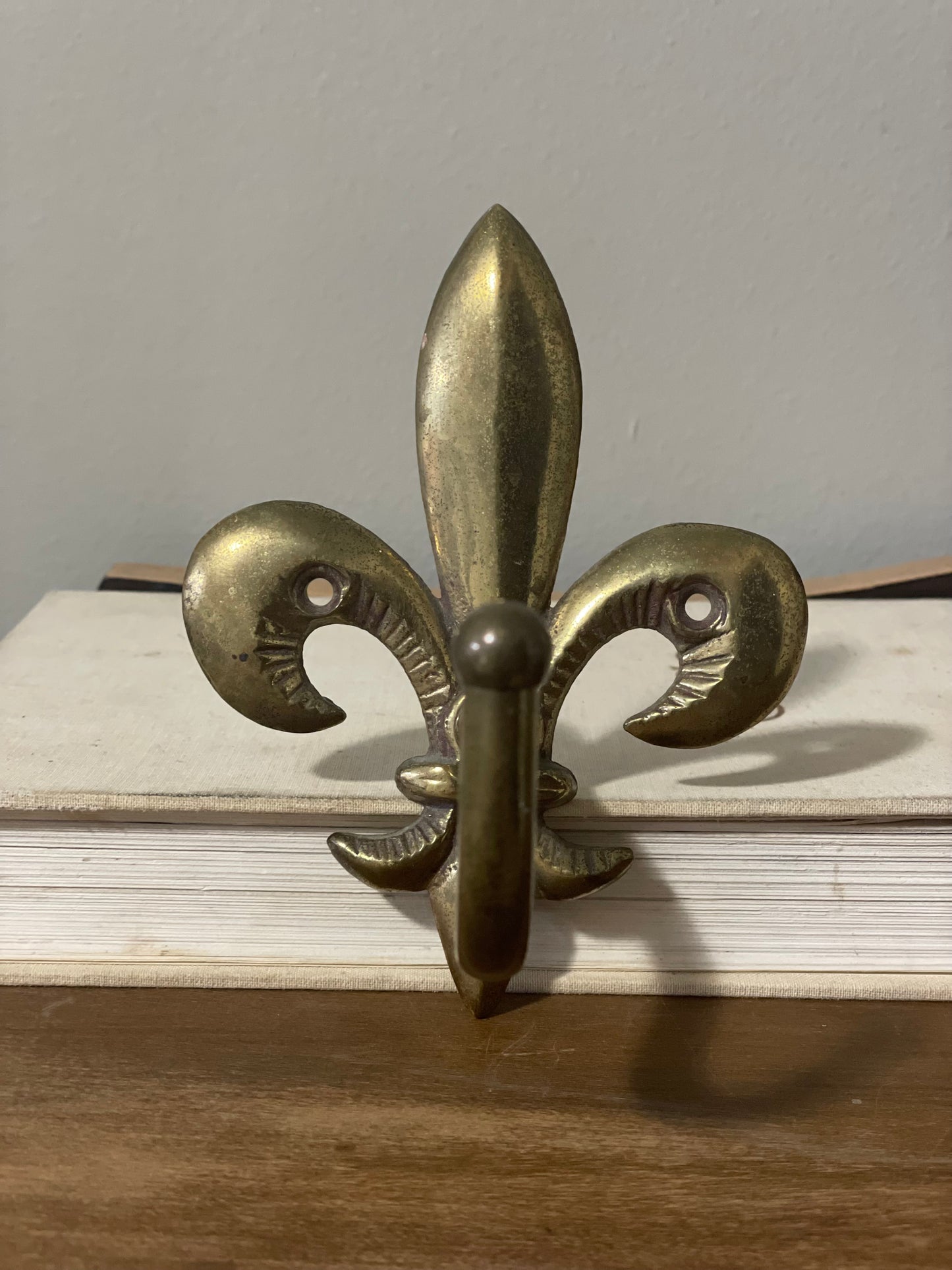 Brass Fleur De Lis Hook