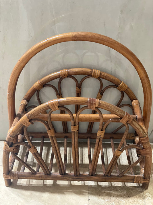 Rattan Magazine Rack