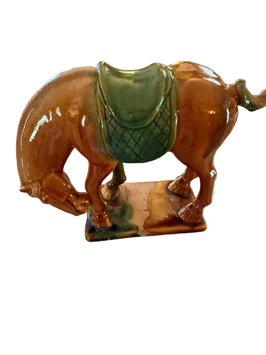 Chinese Tang Style Sancai Glazed Horse