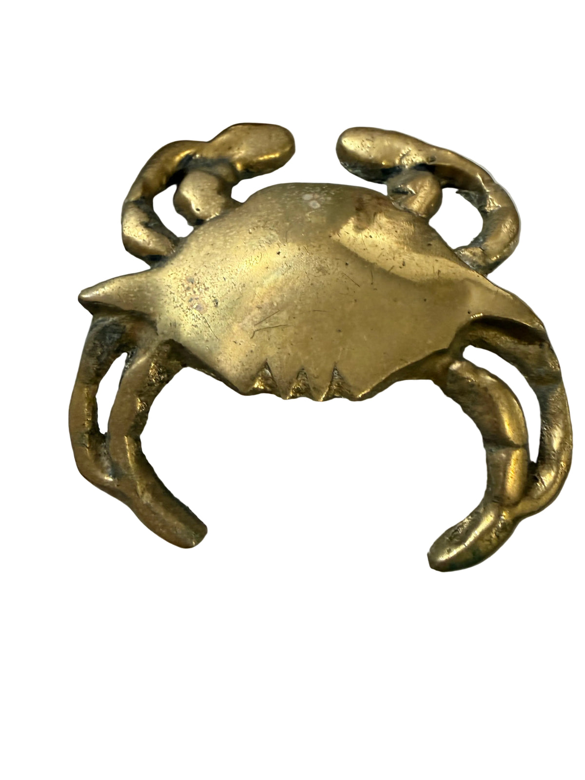Vintage Brass Crab