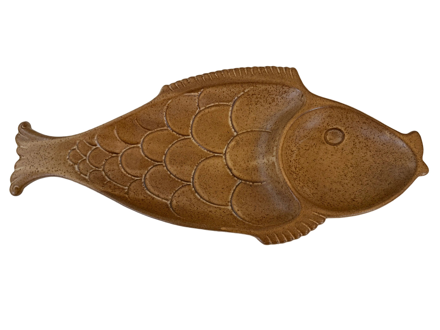 Royal Haeger Brown Fish Platter