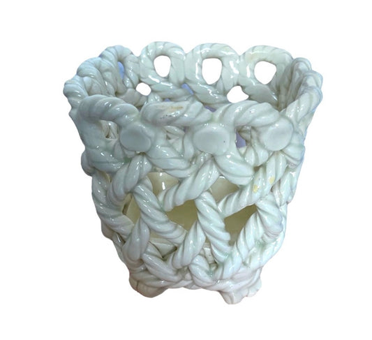 Basket Weave Cachepot