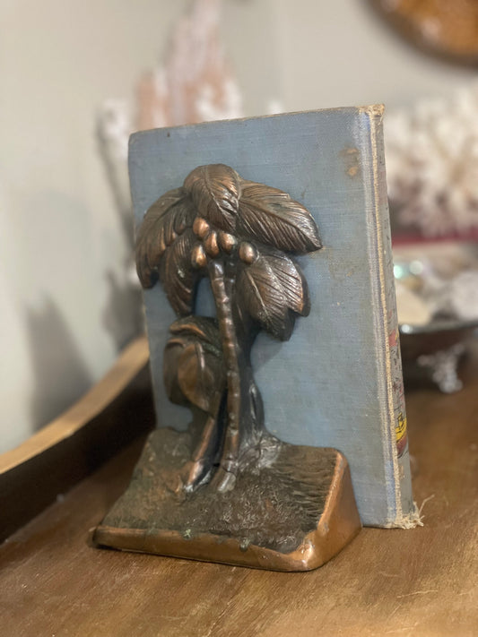 Bronze Palm Tree Bookends