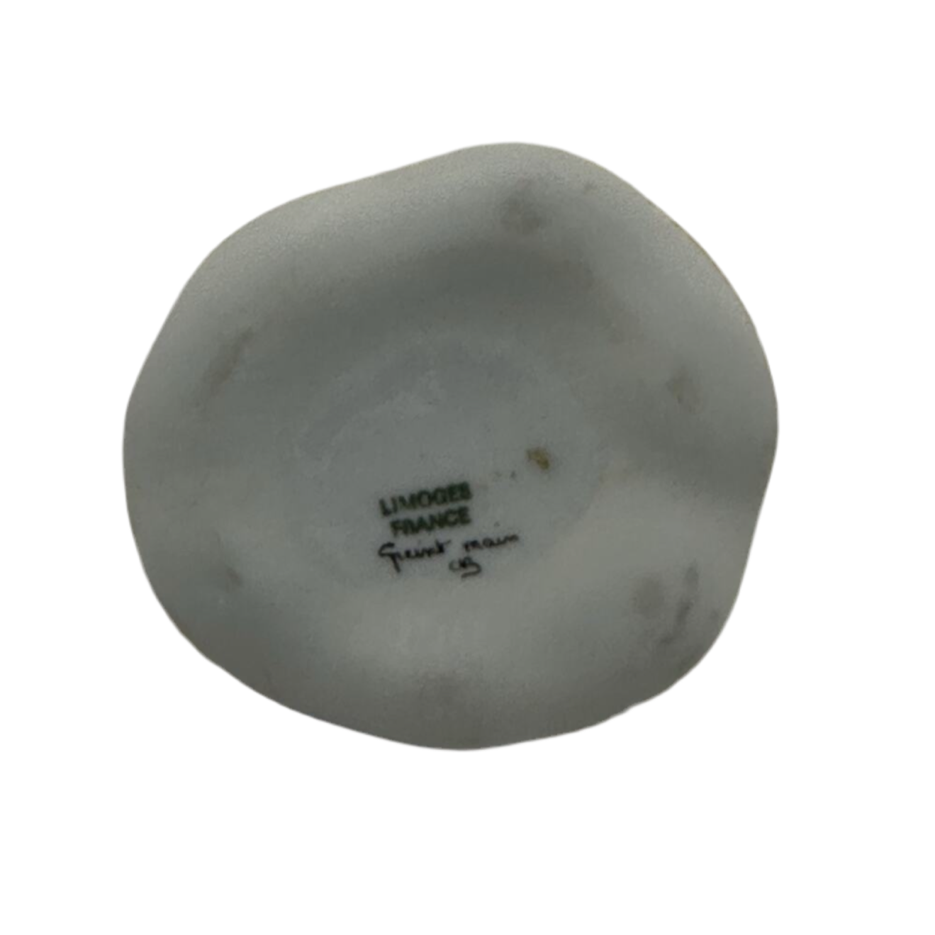 Limoges Fishing Hat Box