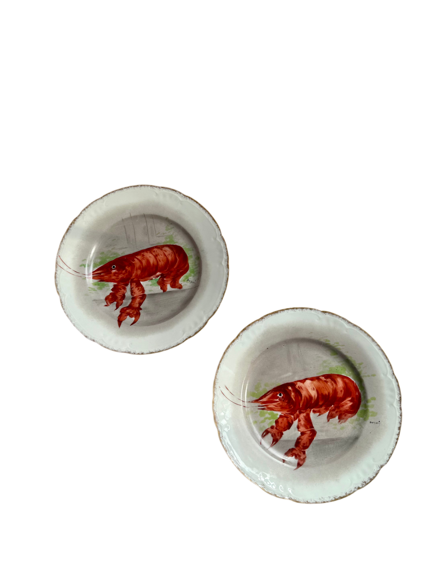 Limoges Crawfish Plate