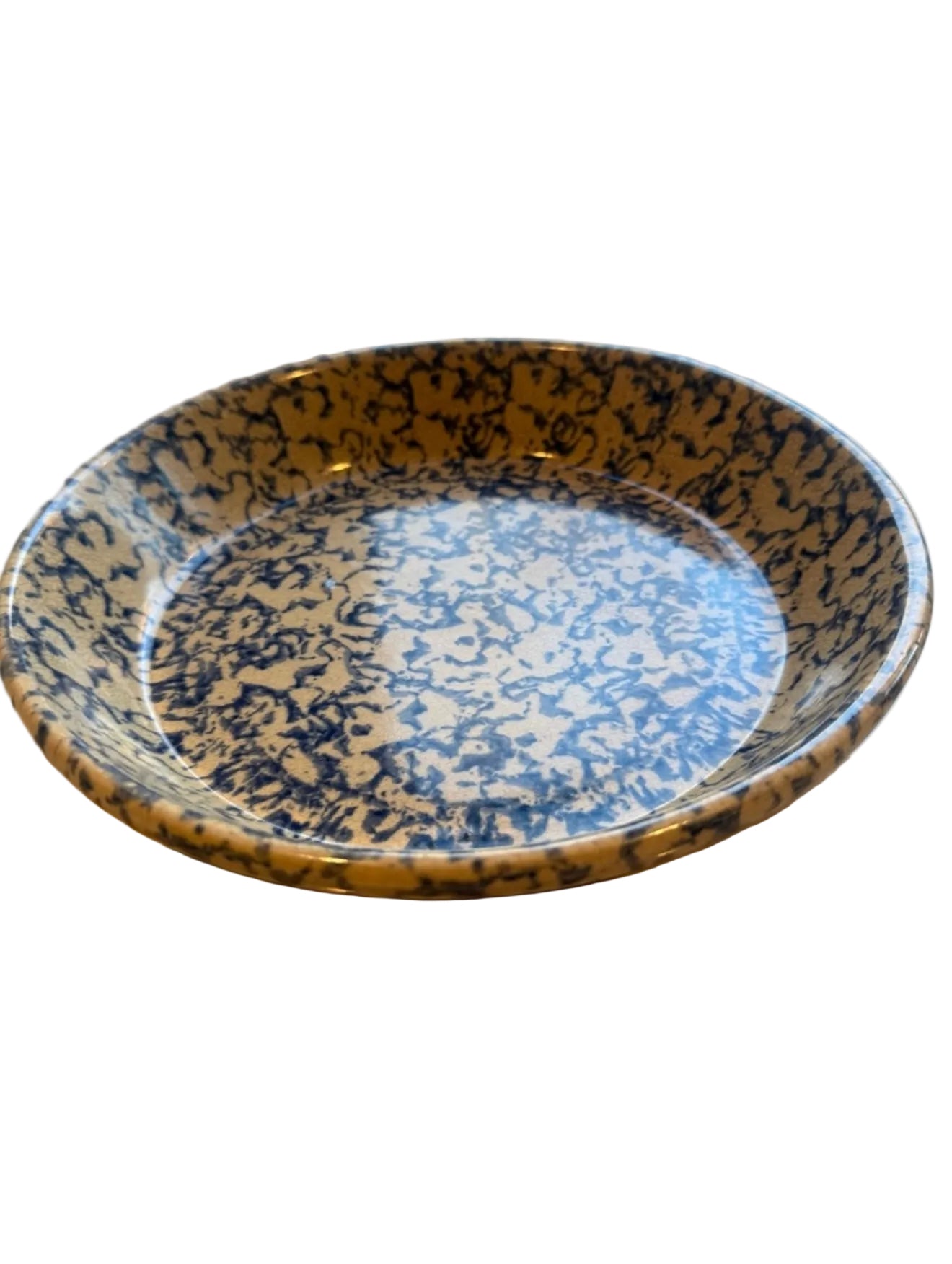 Spongeware Pie Plate