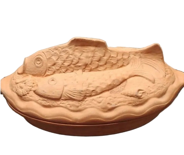 Terracotta Fish Dutch Oven