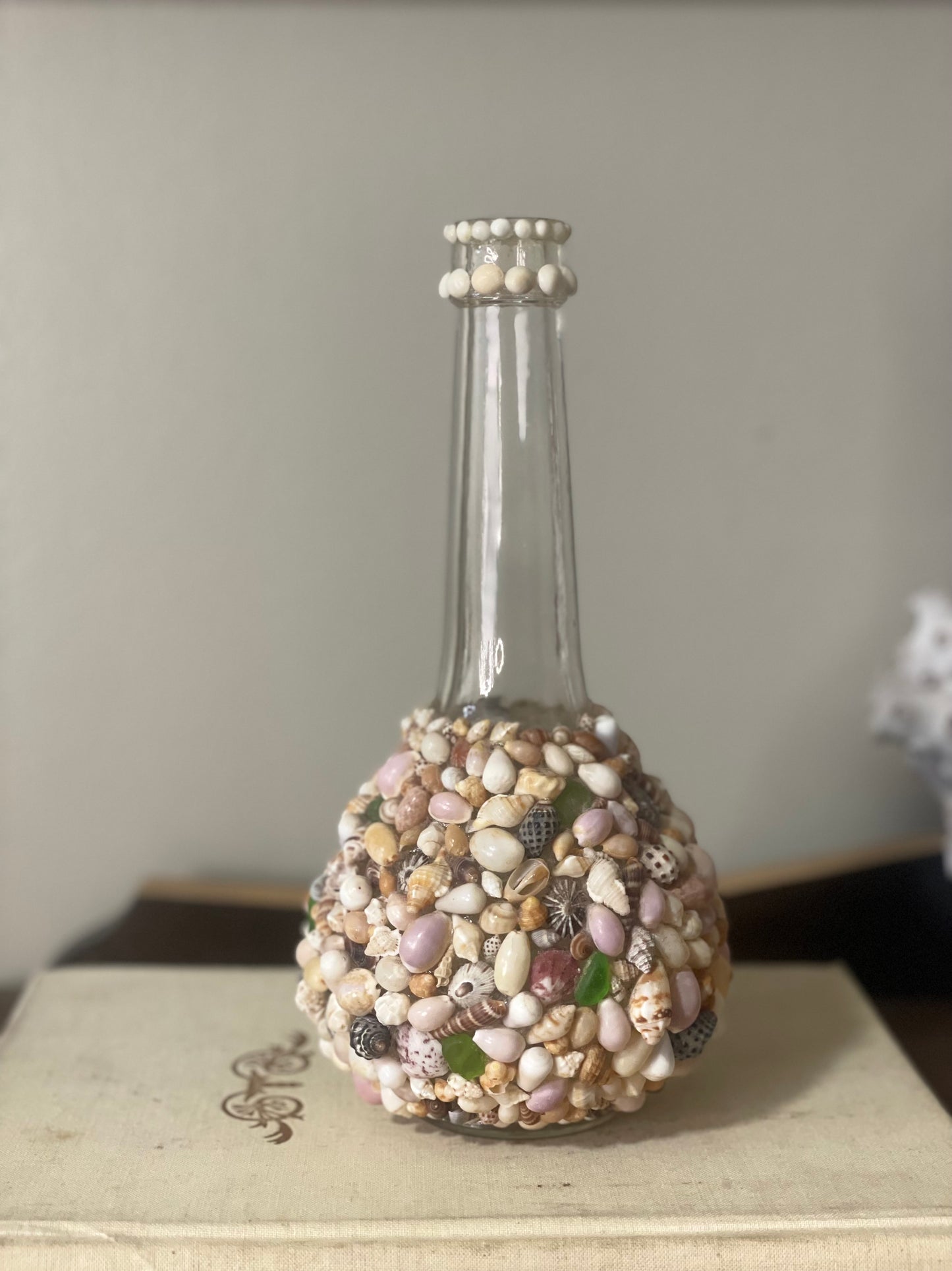 Shell Mosaic Bottle