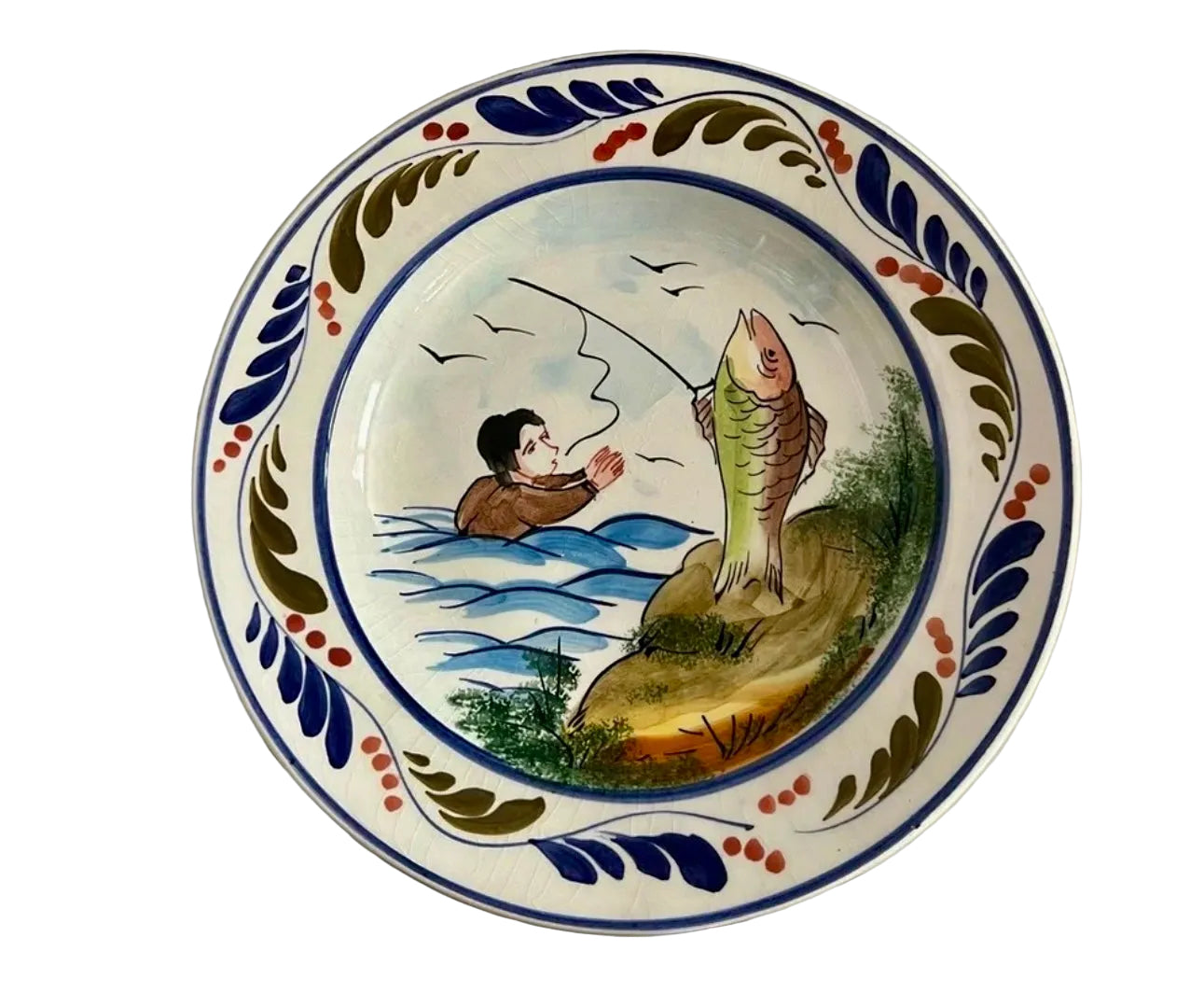 ‘Upside Down World’ Fish Plate