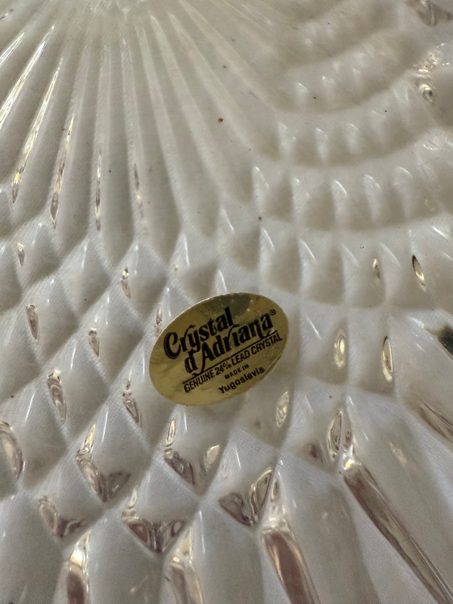 Crystal d'Adriana Shell Dish