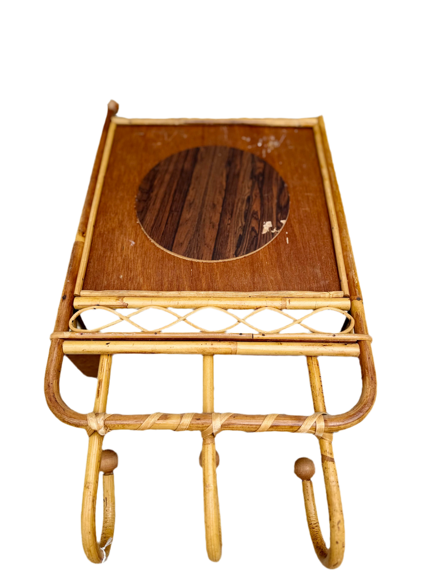 Rattan Hall Mirror