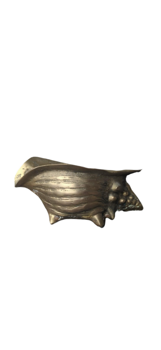 Brass Conch Shell Cachepot