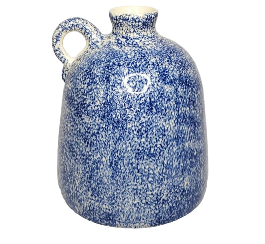 Blue Spongeware Jug