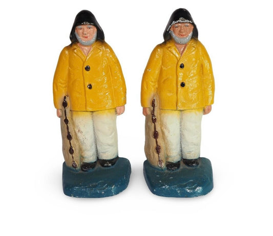 Cast Iron ‘Old Salt’ Bookends