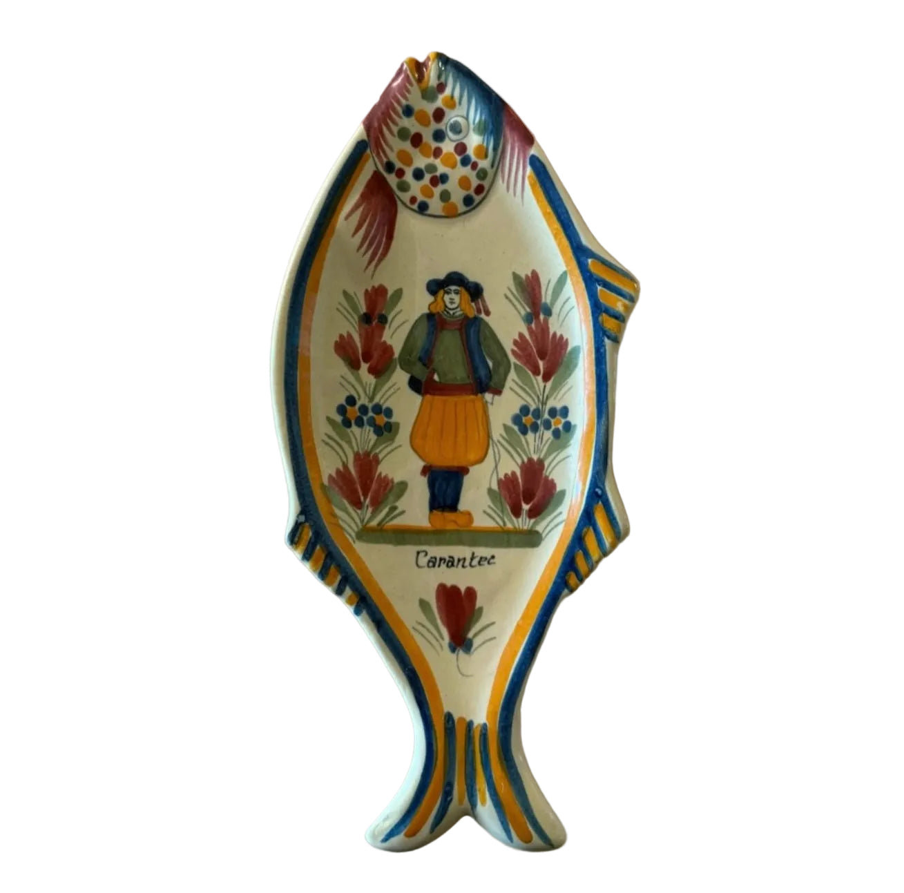 Quimper ‘Carantee’ Fish Plate