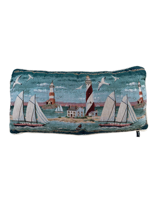 Nautical Tapestry Pillow