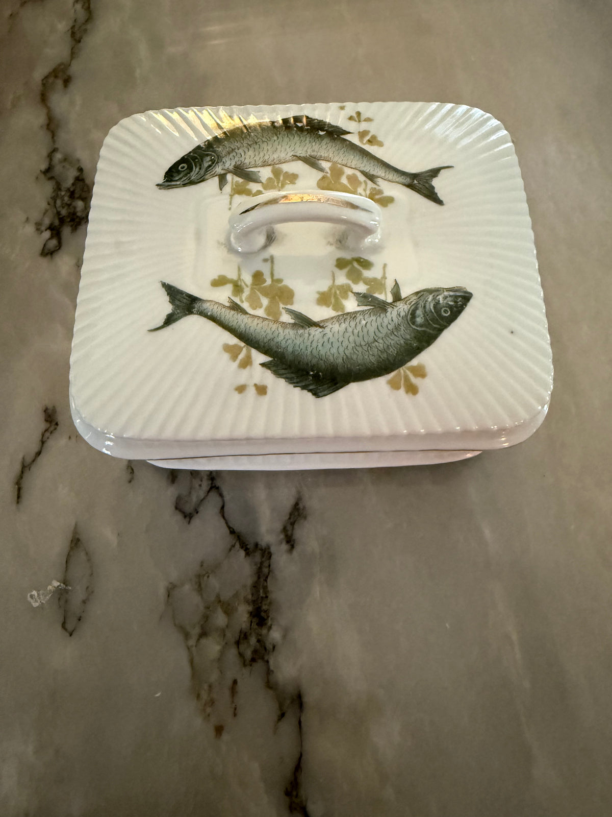 Antique German Sardine Dish