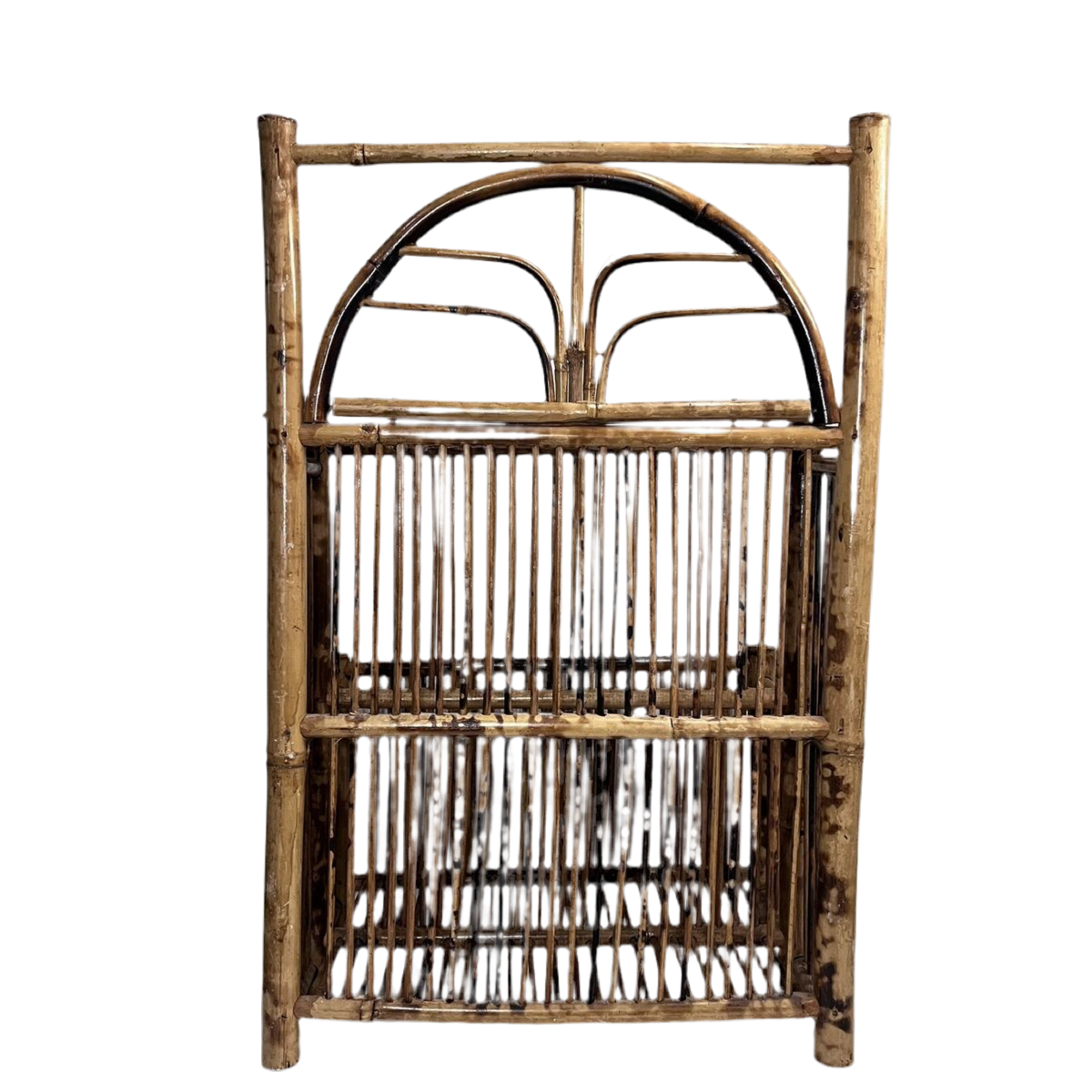 Burn Bamboo Magazine Rack