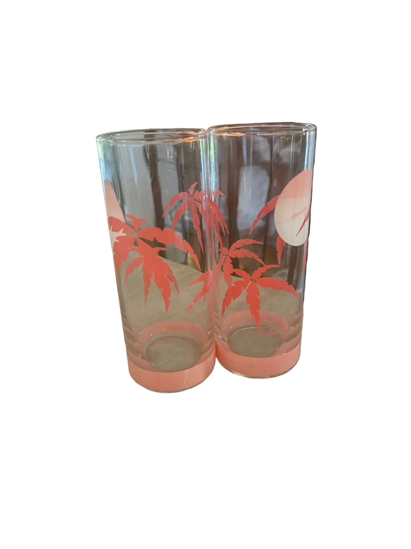 Pink Panache Sunset Highball Pair