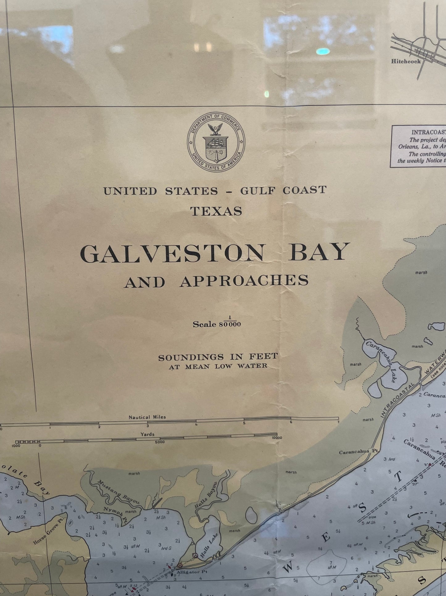 USCG Issued Chart of Galveston Bay