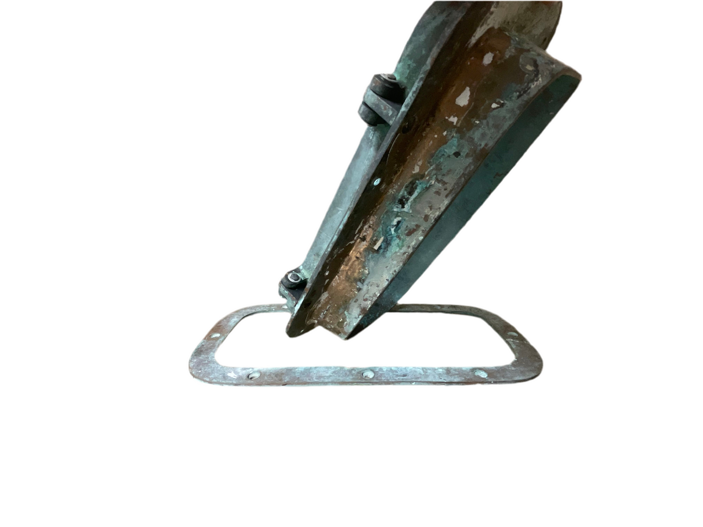 Ship Salvaged Brass Port Hole - 2 Dogs