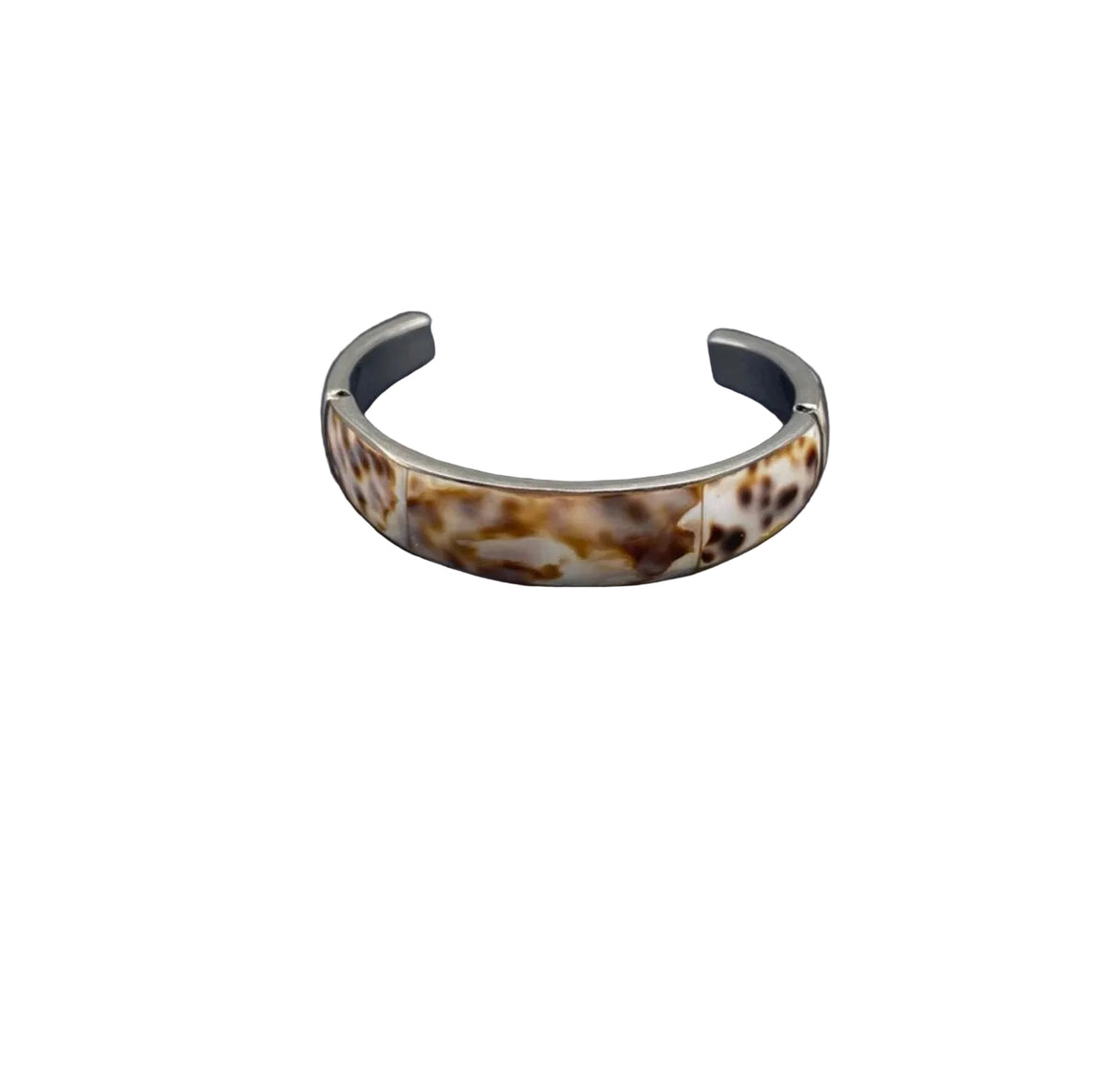 Inlayed Cowry Cuff