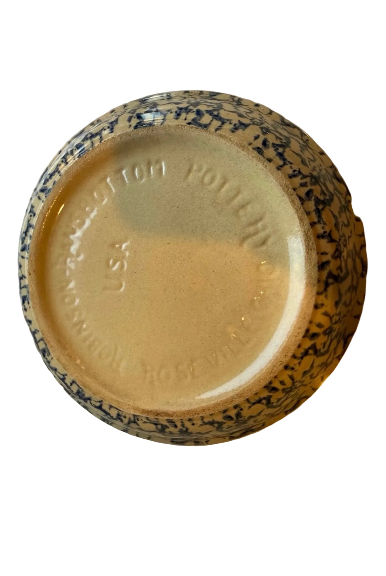 Spongeware Pie Plate