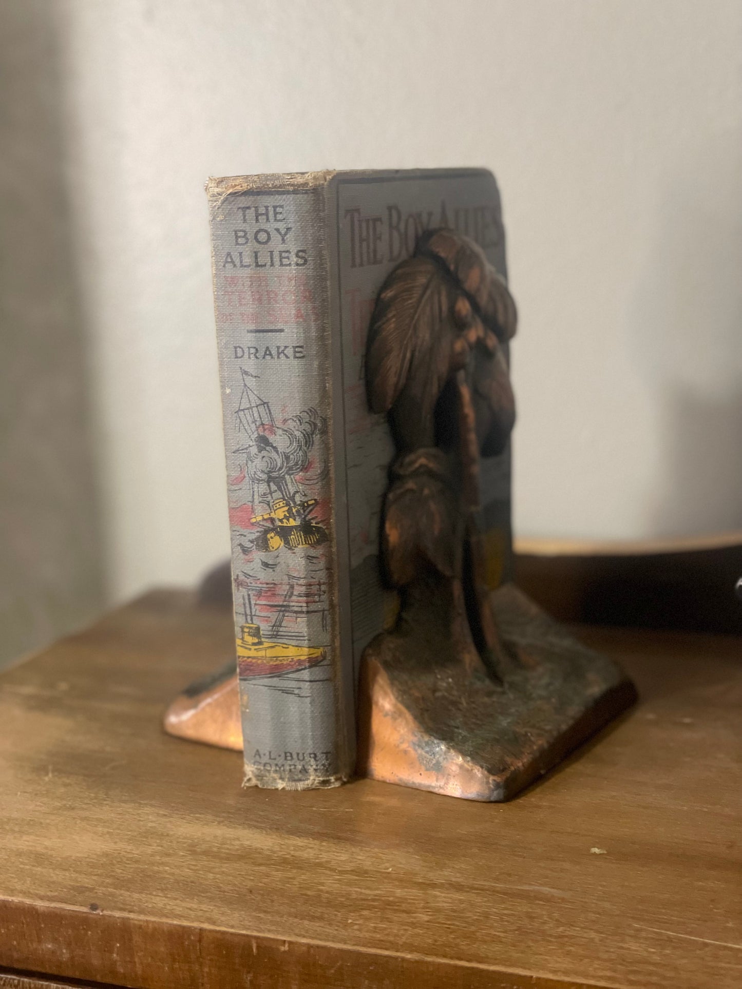 Bronze Palm Tree Bookends